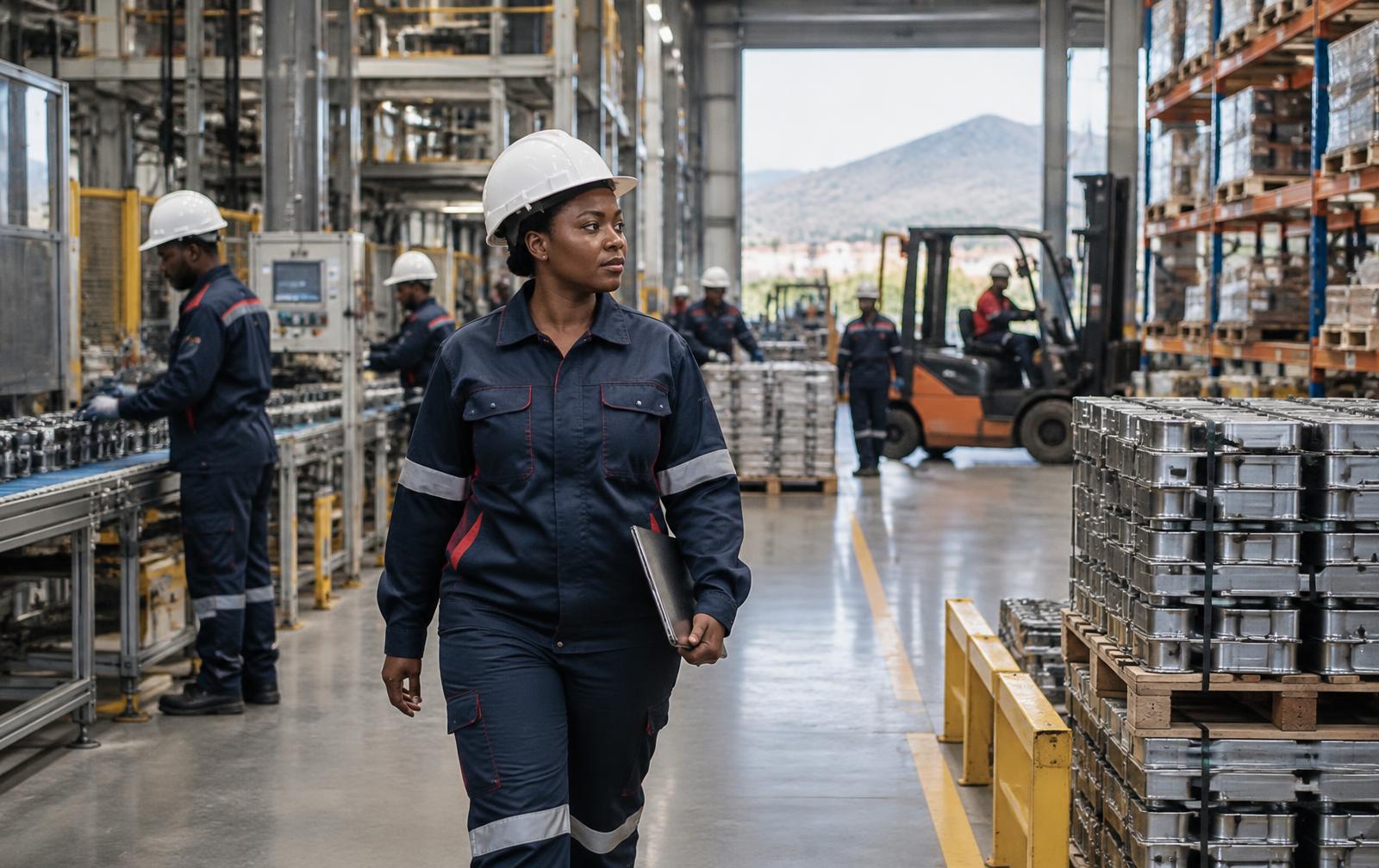 Industrial operations supporting local supply chain capacity
