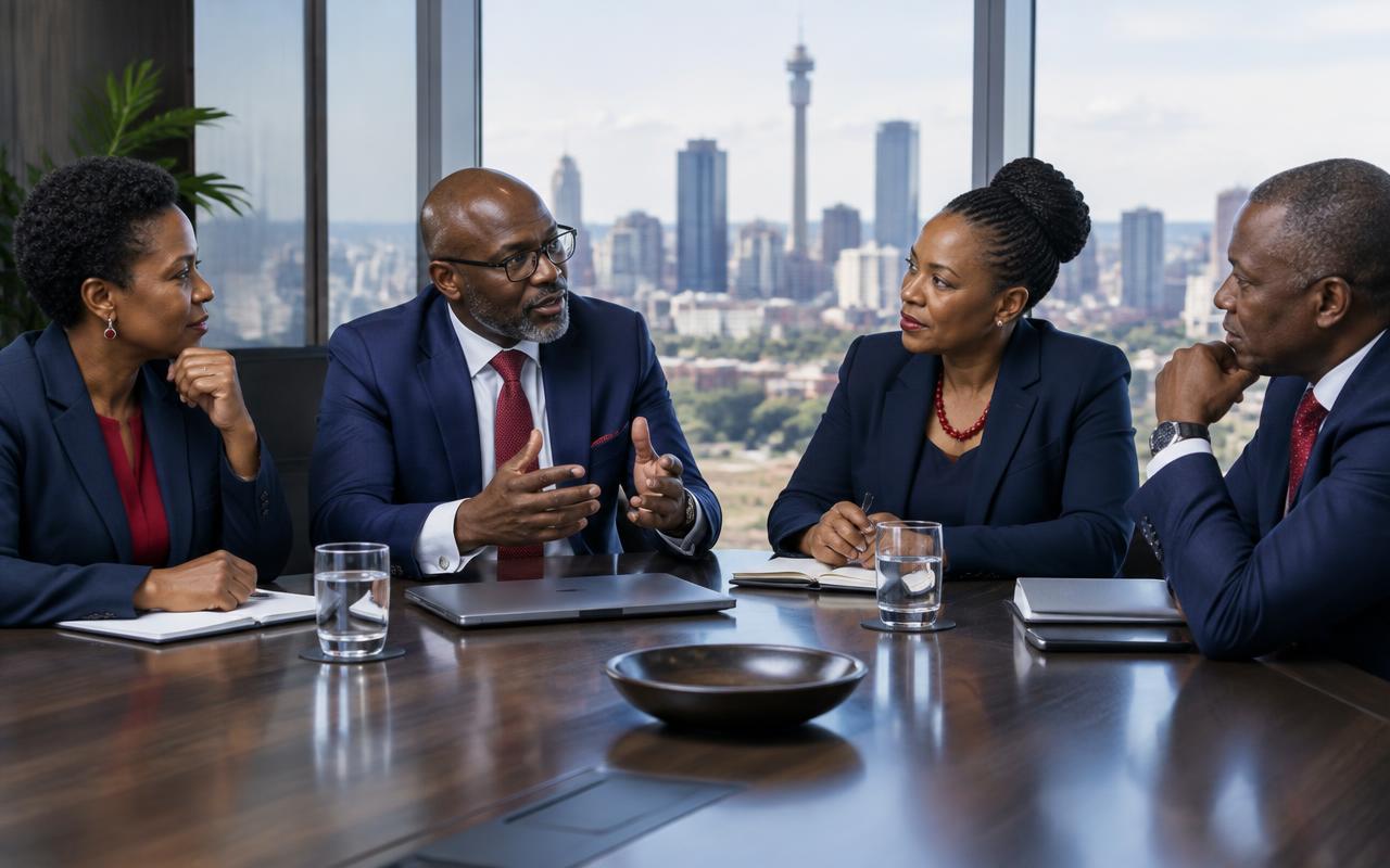 Senior advisors in strategic discussion